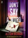 Don't Say a Word